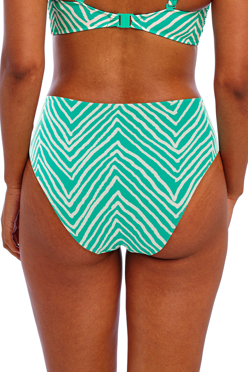 Freya Fiji Falls Black High Waist Bikini Brief