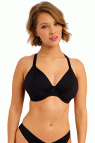 Freya Jewel Cove Bikini Top - Plain Black - source image 73070
