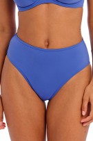 Freya Jewel Cove High-Waist Bikini Bottom - Plain Azure - source image 58448