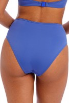 Freya Jewel Cove High-Waist Bikini Bottom - Plain Azure - source image 58449