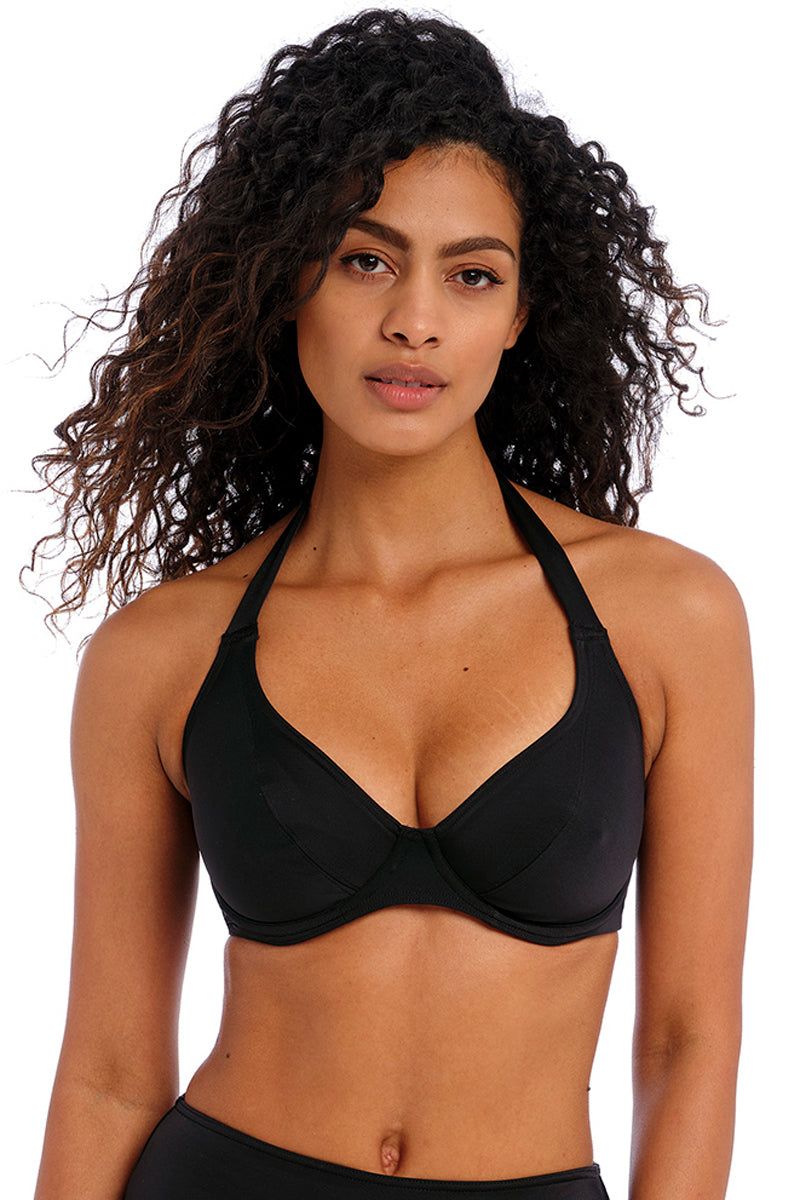 Freya Jewel Cove Underwire Banded Halter Bikini Top