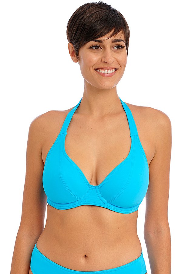 Freya Jewel Cove Underwire Banded Halter Bikini Top
