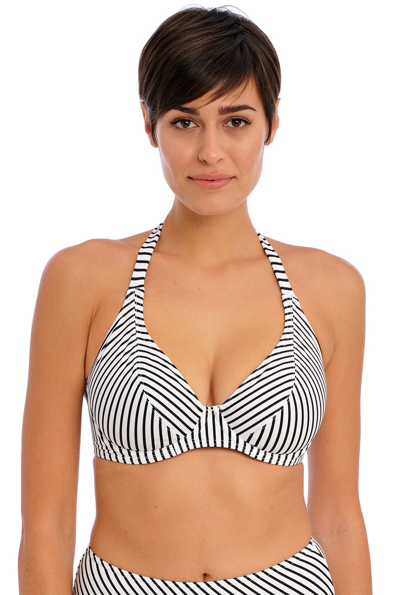 Freya Jewel Cove Underwire Banded Halter Bikini Top