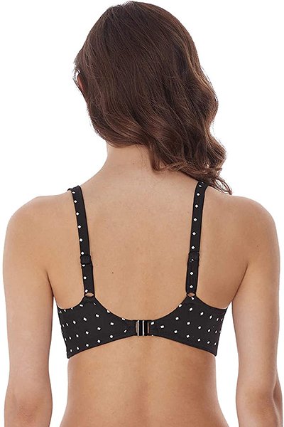 Freya Jewel Cove Underwire Sweetheart Padded Bikini - Black
