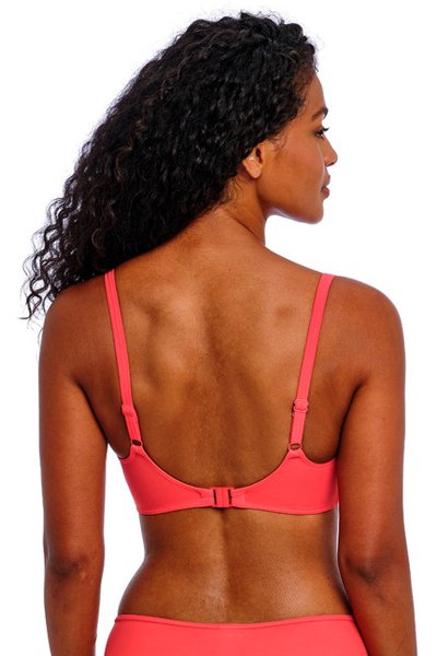 Freya Jewel Cove Underwire Sweetheart Padded Bikini - Plain Sunset