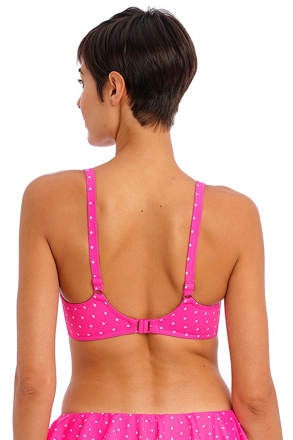Freya Jewel Cove Underwire Sweetheart Padded Bikini - Raspberry