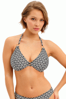 Freya Koh Tao Halter Bikini Top - Black - source image 73046