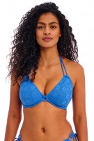 Freya Nomad Nights Underwire Halter Bikini Top - Atlantic - source image 64698