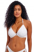 Freya Nomad Nights Underwire Halter Bikini Top - White - source image 71918