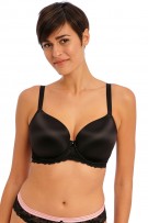 Freya Offbeat Underwire Plunge Moulded Bra - Black - source image 58366