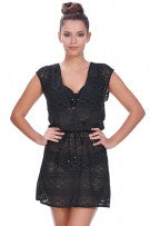 Freya Sundance Cross Over Dress - Black - source image 28865