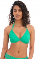 Freya Sundance Underwire Bandless Halter Bikini Top - Jade - source image 49594