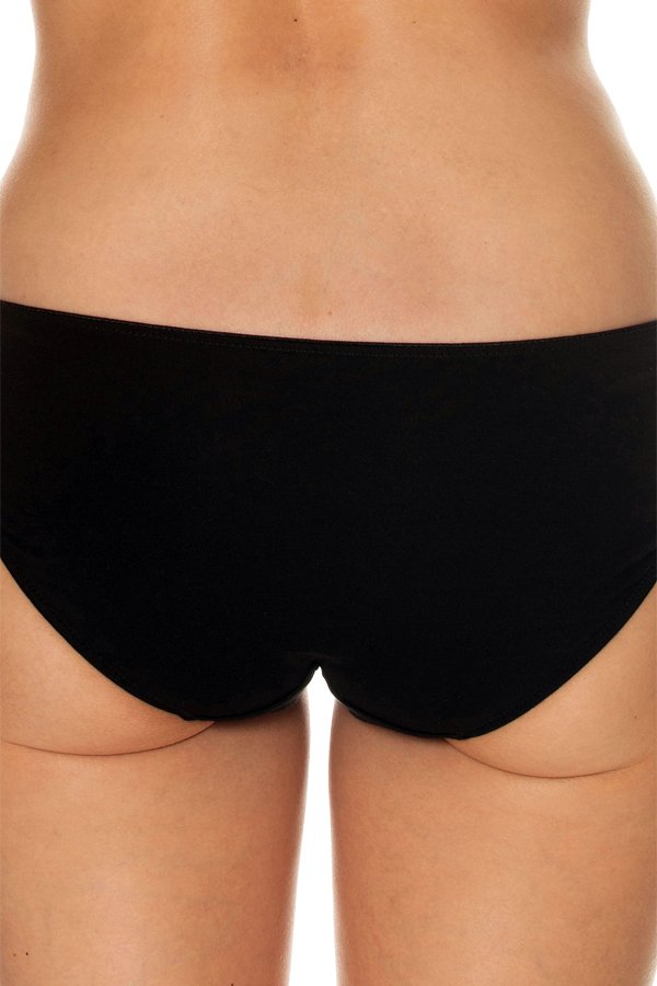 Gemsli Bikini with Dotted Mesh Insert - Black - source image 41553