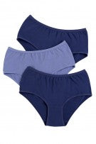 Gemsli Favorite Hipster, 3-Pack - Multi Blue - source image 65410