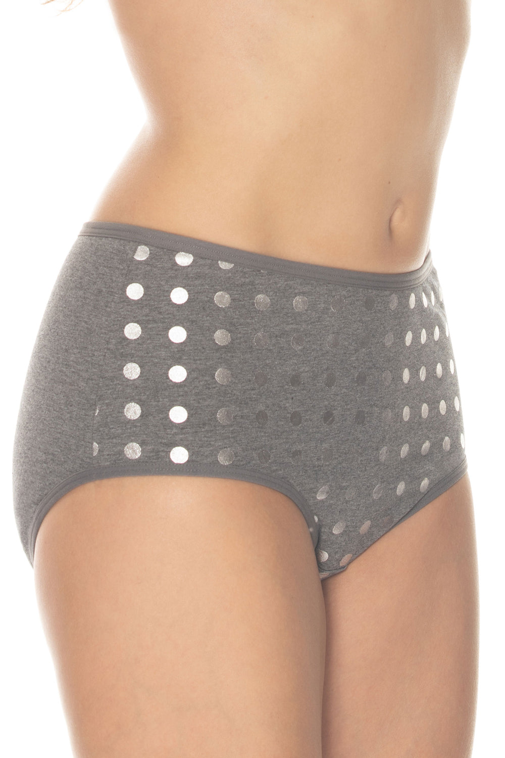 Gemsli Foil Polka Dot Brief, 3-Pack - Smoke - source image 37608