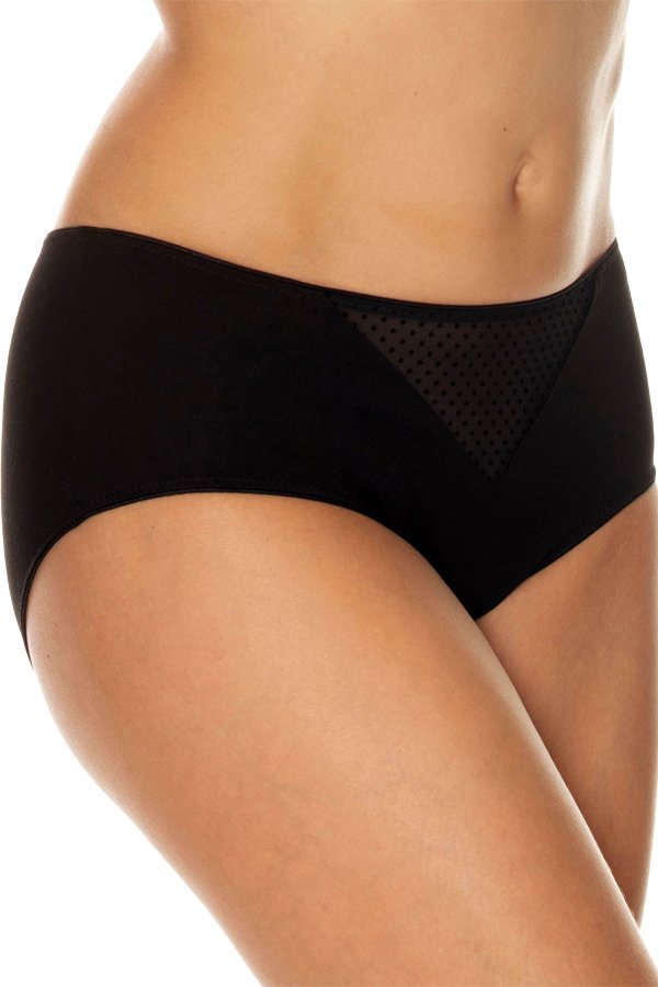 Gemsli Hipster with Dotted Mesh Insert - Black - source image 41548
