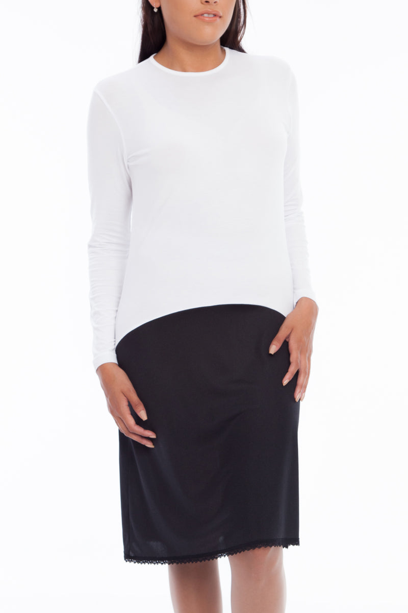 Gemsli Long Sleeve Shell Slip - White - source image 36472
