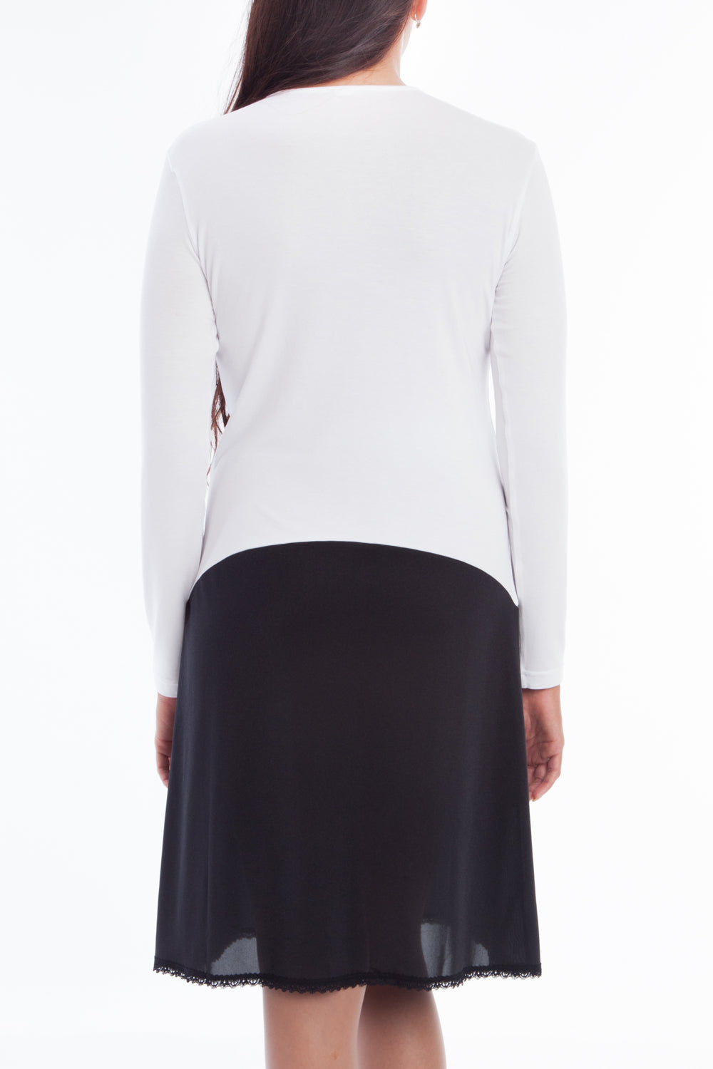 Gemsli Long Sleeve Shell Slip - White - source image 36473