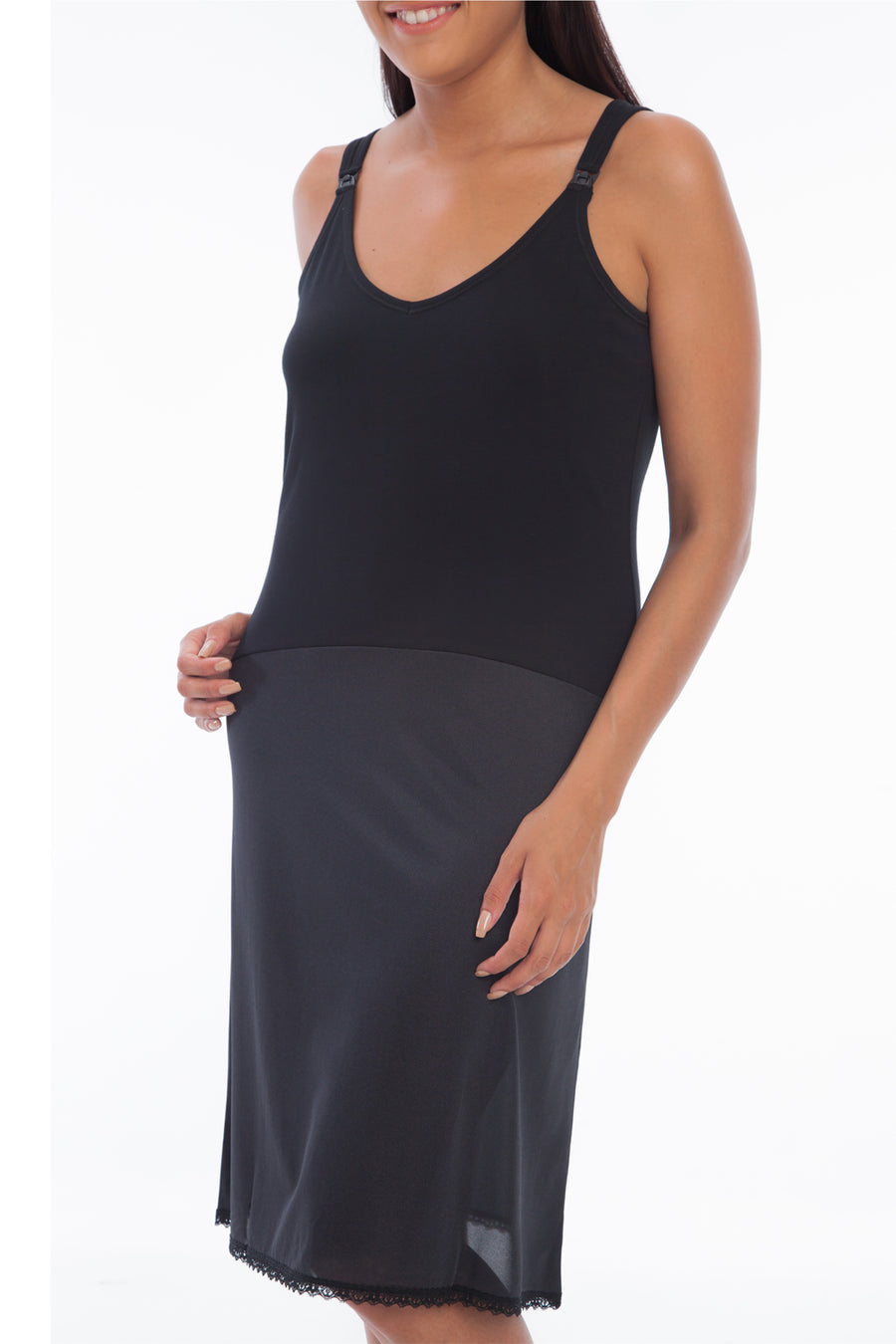 Gemsli Nursing Full Slip - Black - source image 36468