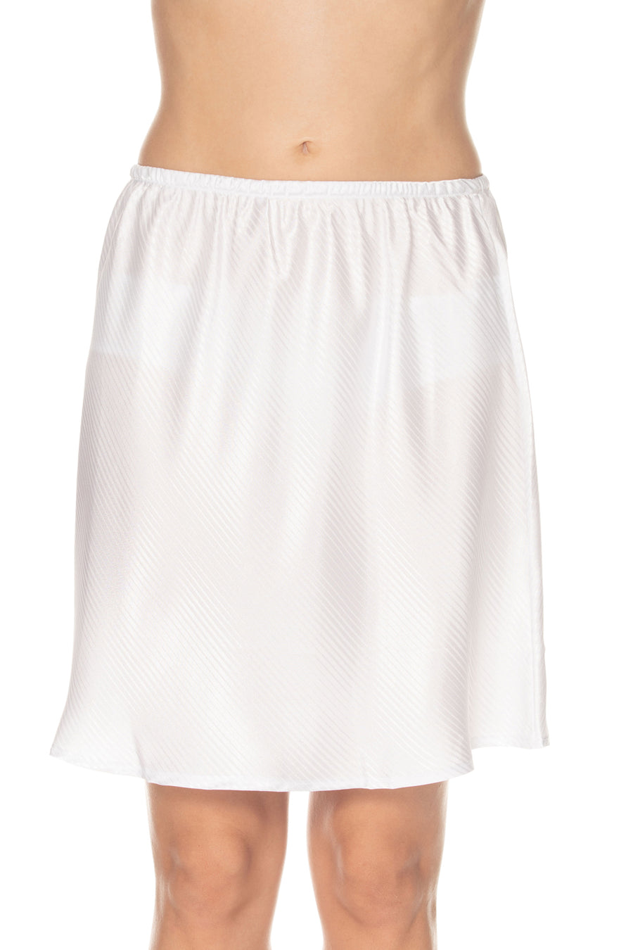 Gemsli Satin Half Slip - White - source image 36465
