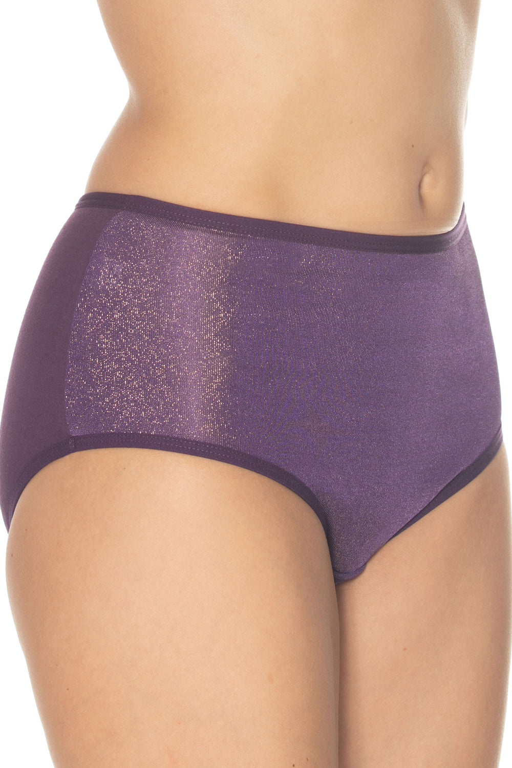 Gemsli Shimmer Brief, 3-Pack - Plum - source image 37590