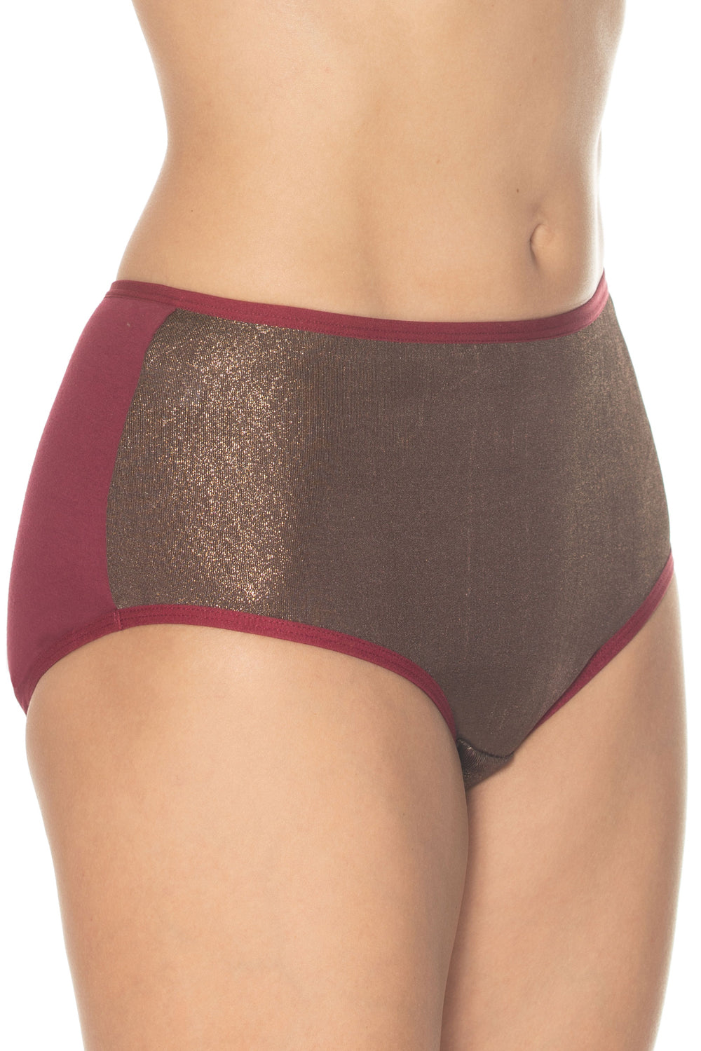Gemsli Shimmer Brief, 3-Pack - Wine - source image 37596
