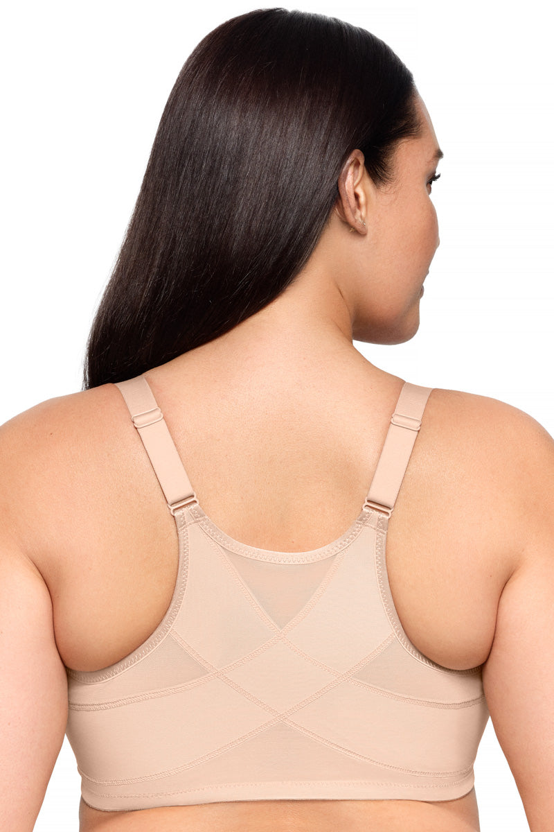 Glamorise WonderWire Front-Closure Posture Back Bra