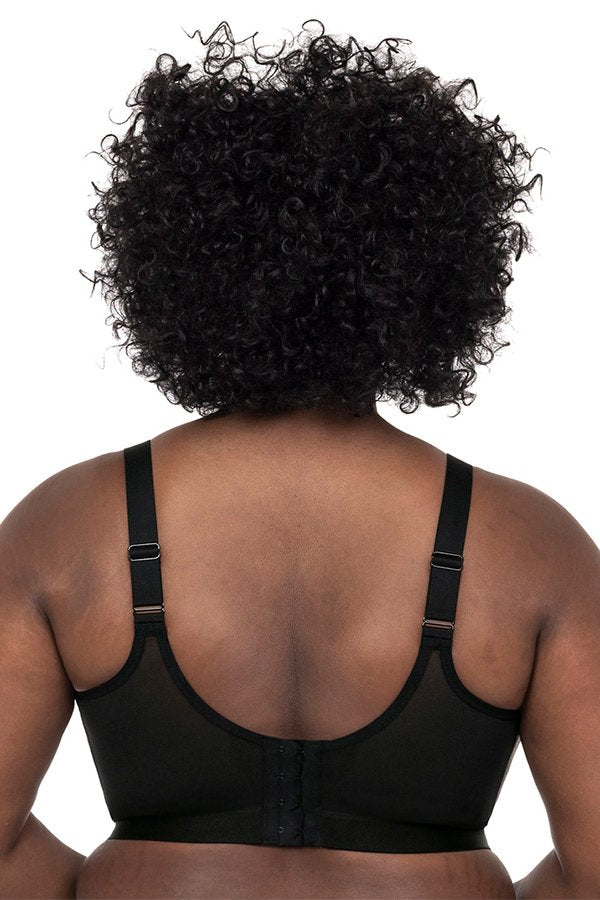 Goddess Sport Snake Non Wired Sports Bra - Black Snake - source image 64496