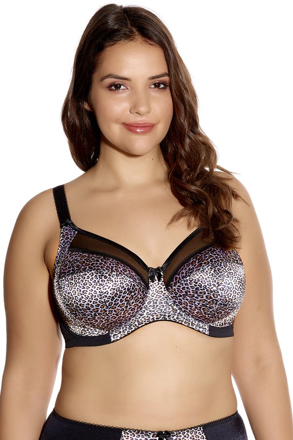 Goddess Kayla Banded Underwire Bra - Black Leopard - source image 21950