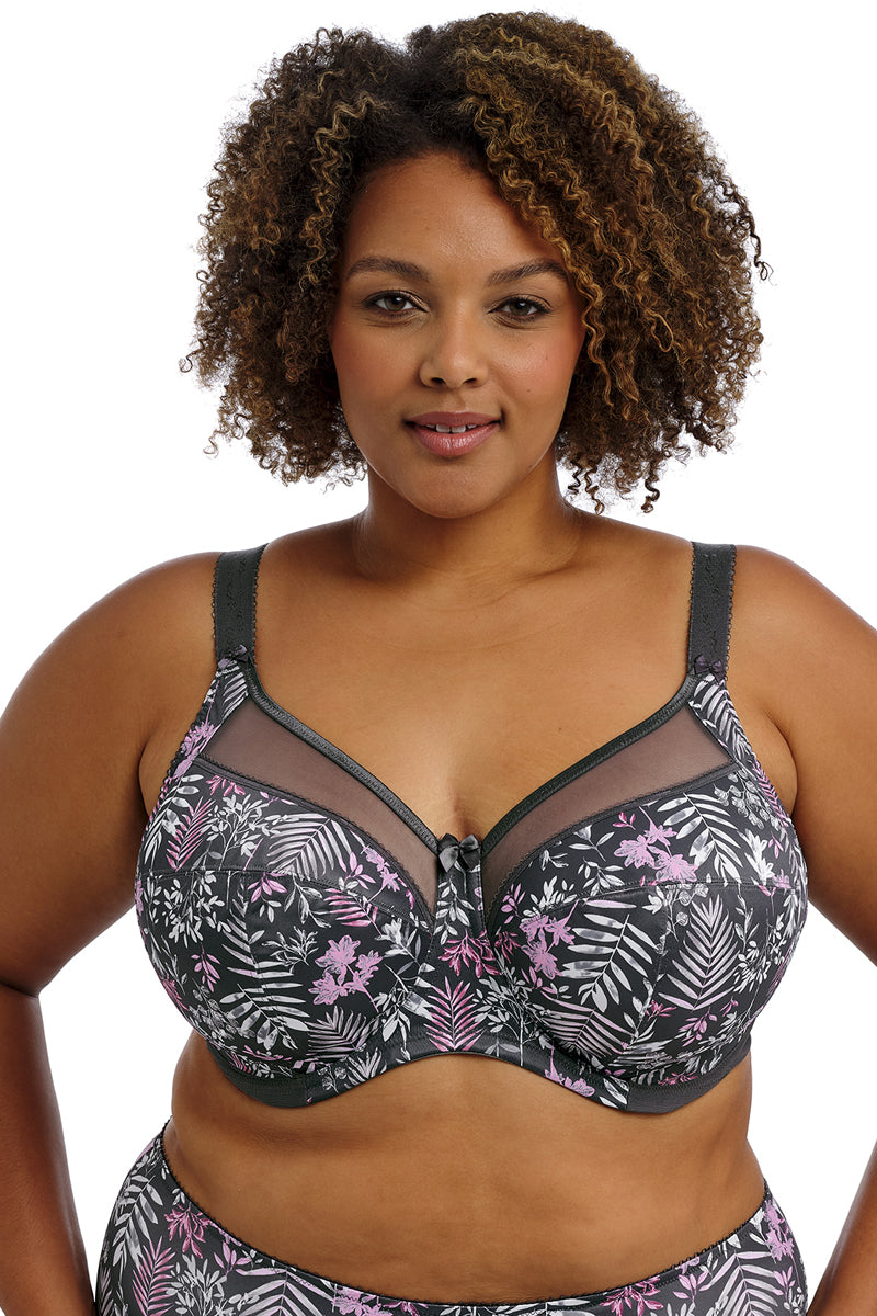 Goddess Kayla Banded Underwire Bra - Charcoal - source image 72171