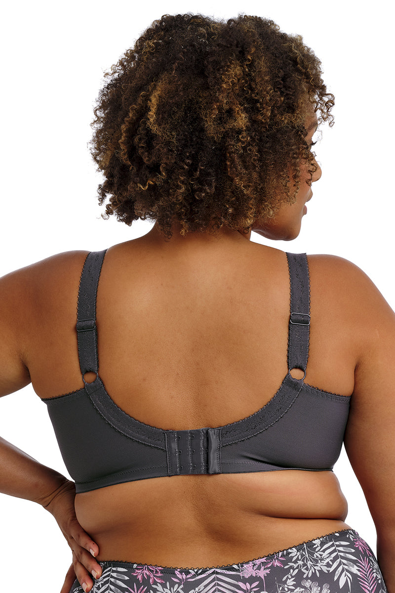 Goddess Kayla Banded Underwire Bra - Charcoal - source image 72172