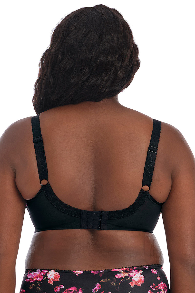 Goddess Kayla Banded Underwire Bra - Flamenco Black - source image 43827