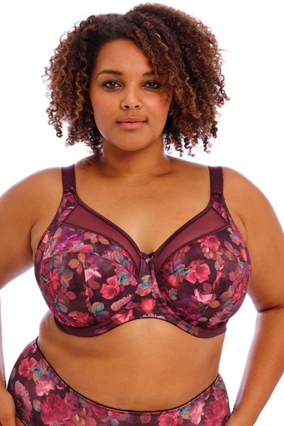 Goddess Kayla Banded Underwire Bra - Plum Rose - source image 65162