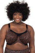Goddess Kayla Underwired Full Cup Bra - Dark Leopard - source image 34387