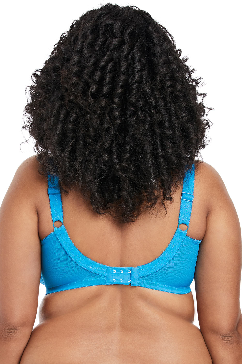 Goddess Keira Banded Satin Underwire Bra - Azure - source image 34436