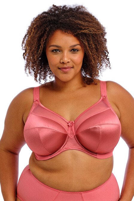 Goddess Keira Banded Satin Underwire Bra - Desert Rose - source image 70694