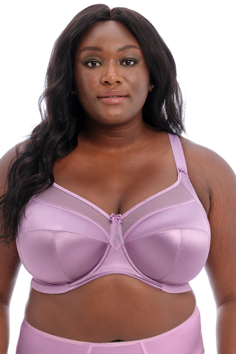 Goddess Keira Banded Satin Underwire Bra - Wisteria - source image 58261