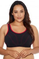 Goddess Sport Soft Cup Sports Bra - Black - source image 21884