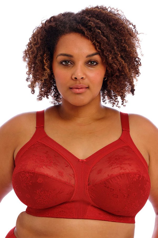 Goddess Verity Haute Non Wired Bra - Haute Red - source image 65455