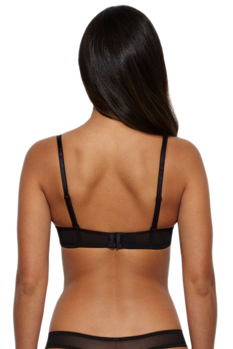 Gossard Glossies Lace Sheer Bra - Black - source image 32481