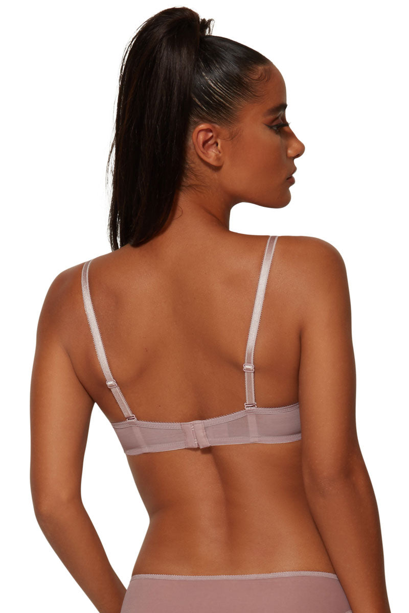 Gossard Glossies Lace Sheer Bra - Mink - source image 40260