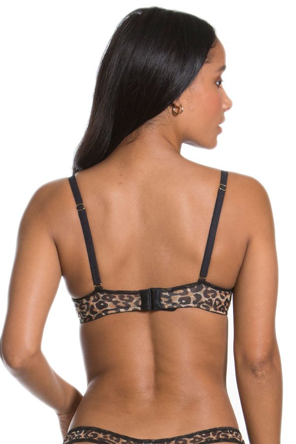 Gossard Glossies Leopard Moulded Sheer Bra
