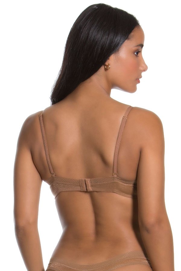 Gossard Glossies Sheer Molded Bra - Bronze - source image 40285
