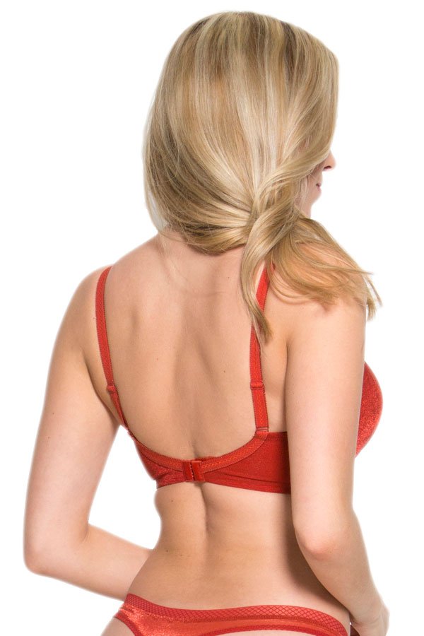 Gossard Glossies Sheer Molded Bra - Cayenne - source image 40309