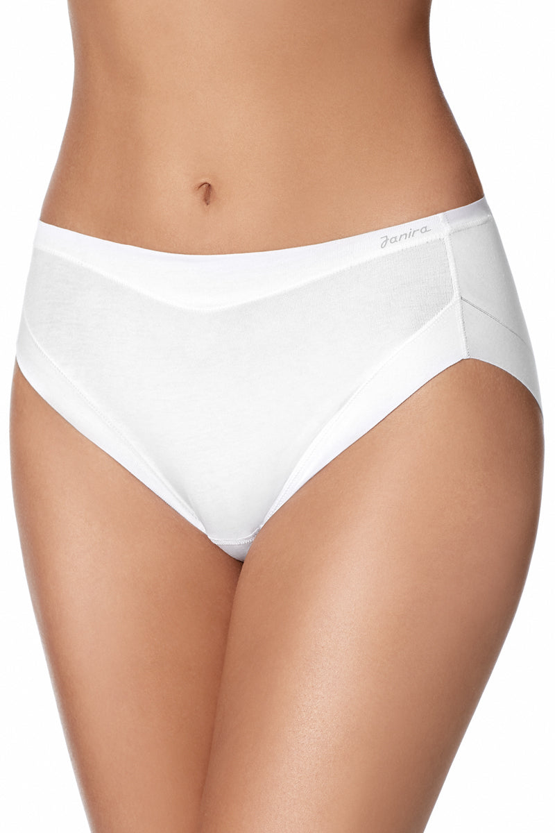 Janira Brislip Cotton Band Panty - White - source image 37084