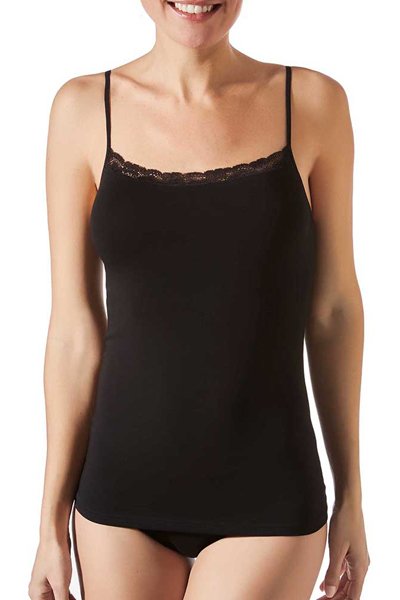 Janira Camiseta B Dolce Cotton Camisole - Black - source image 48984