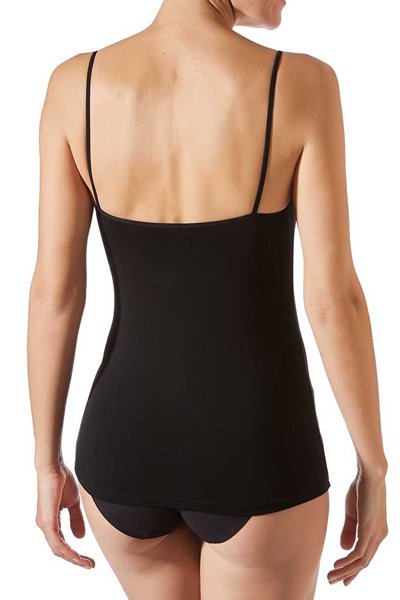 Janira Camiseta B Dolce Cotton Camisole - Black - source image 48985