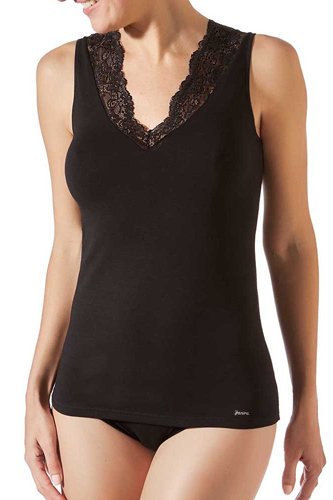 Janira Camiseta SM Esencial Tank Top - Black - source image 48996