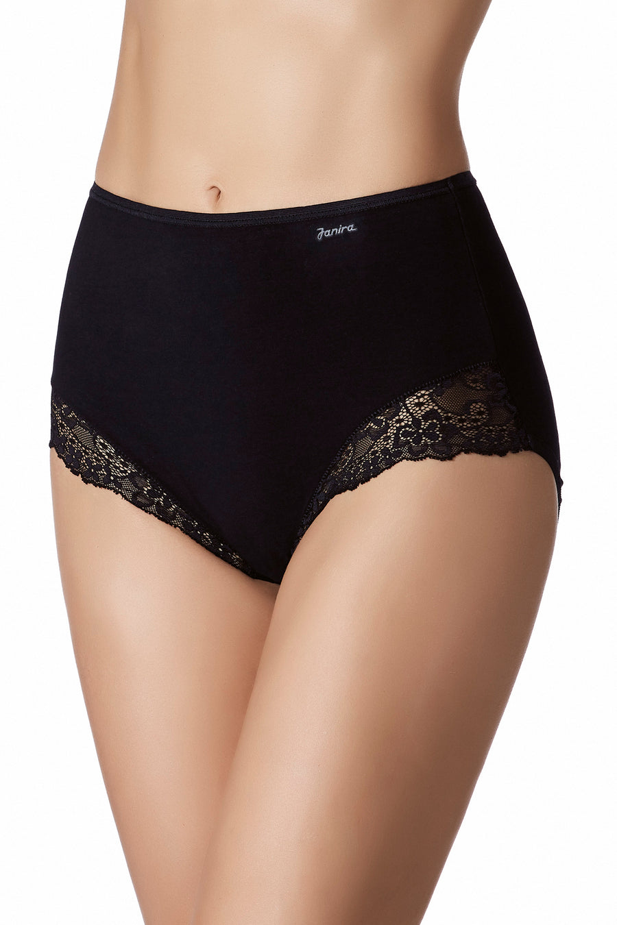 Janira Esencial Lace Braga 2-Pack - Black - source image 48834