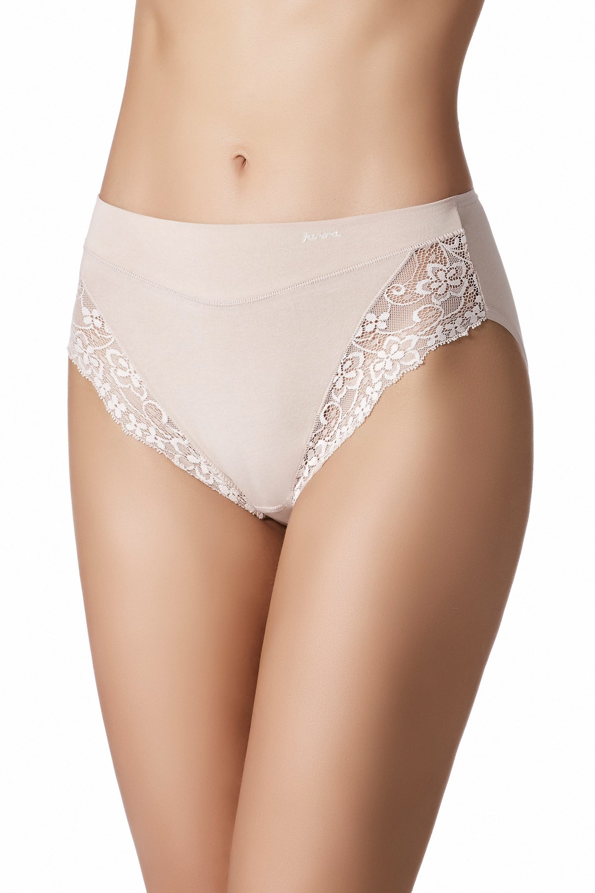 Janira Esencial Lace Milano Panties 2-Pack - Dune - source image 48832